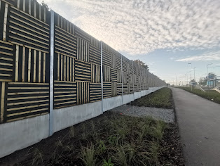 Veskitammi müraseina ehitus, Tallinn