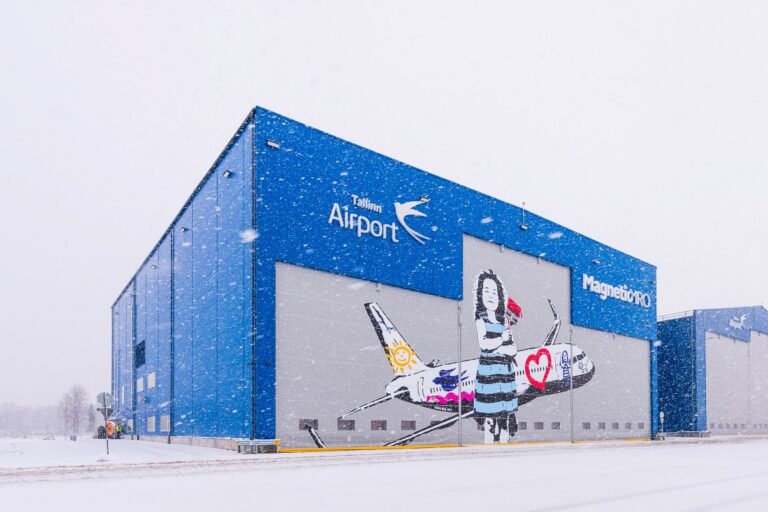 Lennujaam, Lennukite värvimisangaari põrkepiirded