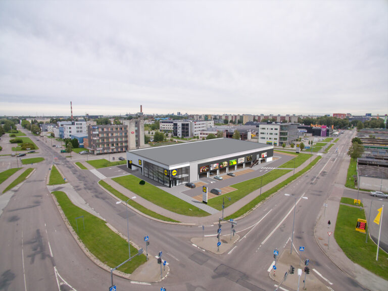 LIDL kauplushoone Mustamäel, Karjavälja tn 12, Tallinn