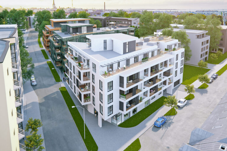 Tobiase kodud, uusarendus Kadriorus, Tallinn